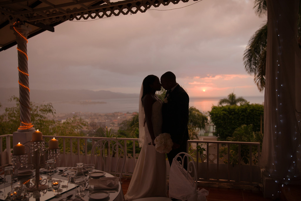 wedding ceremony in Jamaica Richmond Hill Montego bay Caribbean 