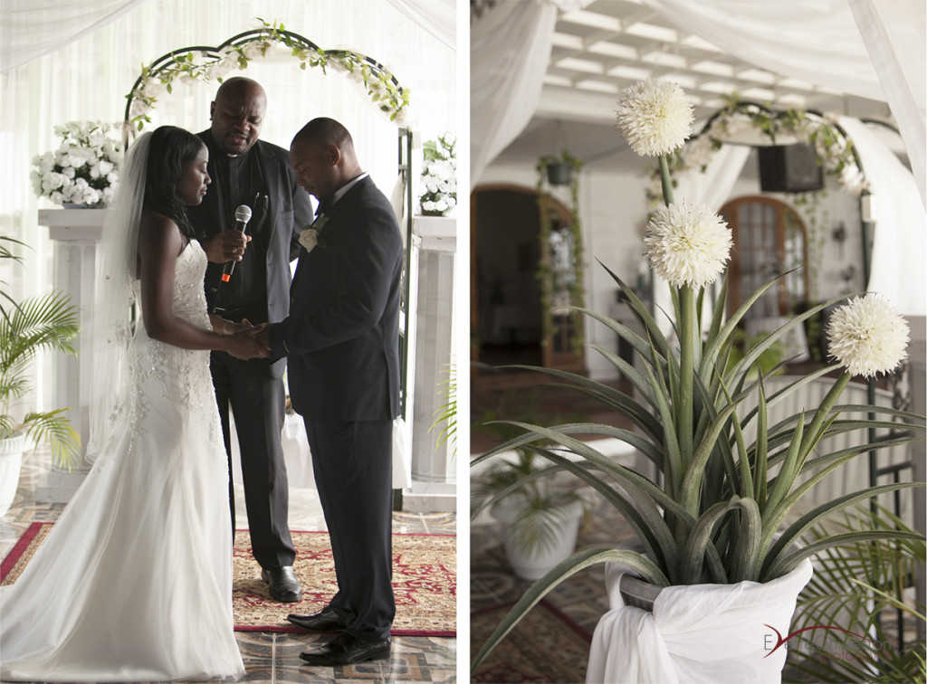 wedding ceremony in Jamaica Richmond Hill Montego bay Caribbean 